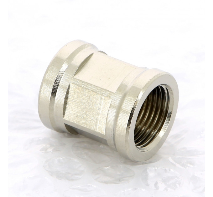 Муфта В никелированная UNI-FITT 3/8"