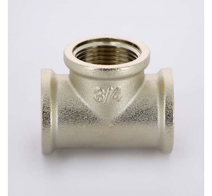 Тройник В никелированный UNI-FITT 3/4"