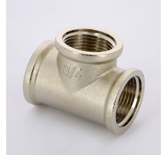 Тройник В никелированный UNI-FITT 3/4"