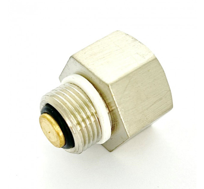 Клапан отсечной для воздухоотводчика НВ 1/2" х 3/8", никелированный
