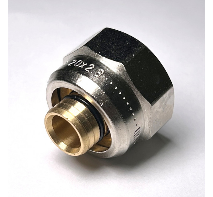 Соединитель обжим-В 20(2.8) х 3/4" ЕК