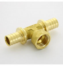 Uni-Fitt Тройник аксиальный-В 25 х 3/4" х 25