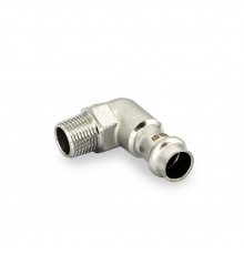 Uni-Fitt Угол пресс-Н 15 х 1/2", нержавеющая сталь