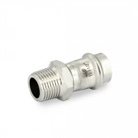 Муфта пресс-Н 18 х 1/2", нержавеющая сталь