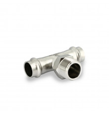 Uni-Fitt Тройник пресс-Н 18 х 3/4" х 18, нержавеющая сталь