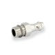 Муфта пресс-Н 15 x 3/4" с разъемным соединением и плоск. прокладкой нерж.сталь