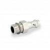 Муфта пресс-Н 15 x 3/4" с разъемным соединением и плоск. прокладкой нерж.сталь