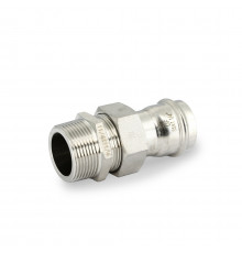 Uni-Fitt Муфта пресс-Н 35 x 1 1/4" с разъемным соединением и плоск. прокладкой нерж.сталь