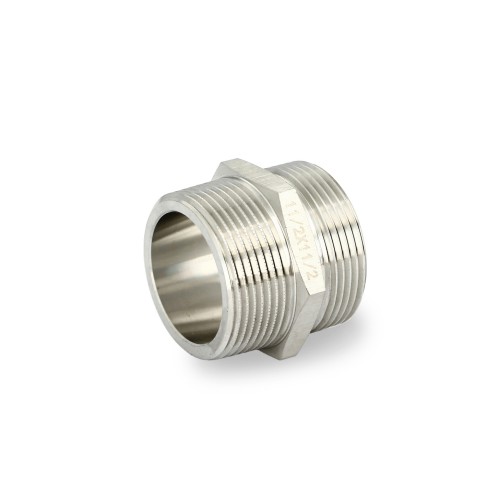 Ниппель Н 1 1/2", нержавеющая сталь