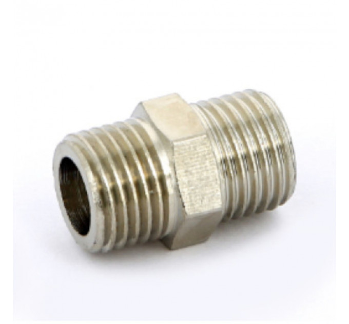 Ниппель 1/2", никелированный