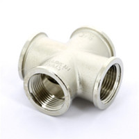 Крестовина В 1/2", никелированная