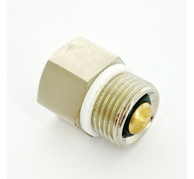 Клапан отсечной для воздухоотводчика НВ 1/4" х 3/8", никелированный