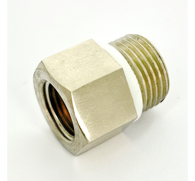 Клапан отсечной для воздухоотводчика НВ 1/4" х 3/8", никелированный