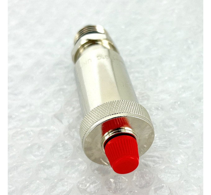 Воздухоотводчик автоматический Slim 1/2" с отсечным клапаном, никелированный
