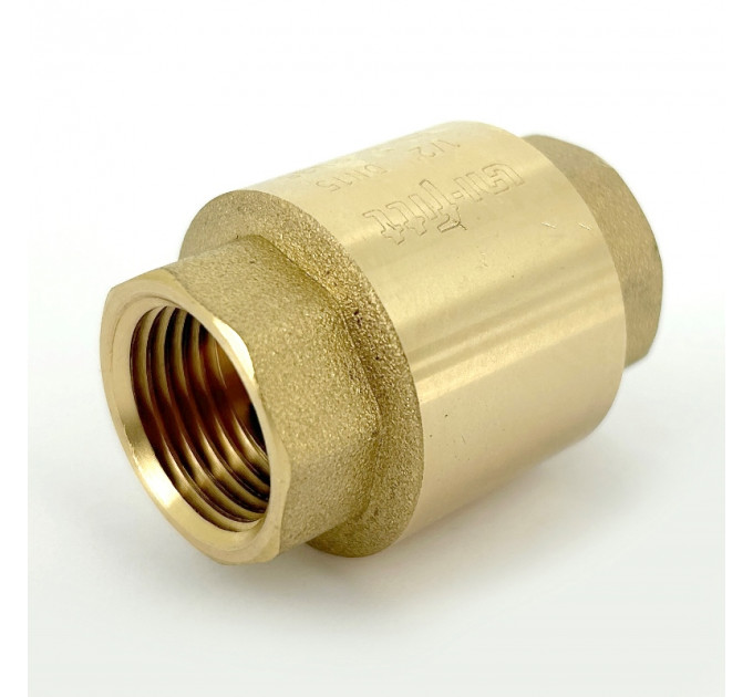 Клапан обратный ВВ 1/2" OPTIMAL пружинный с металлическим затвором