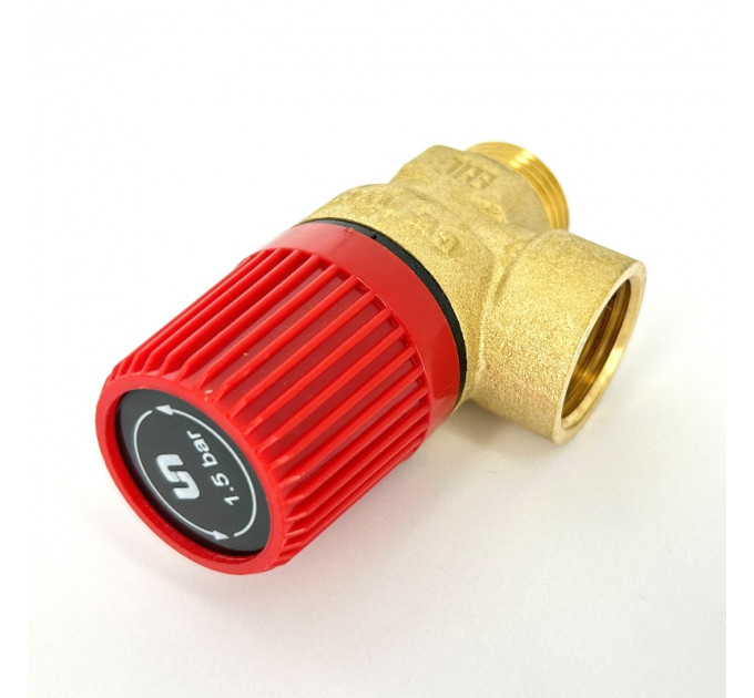 Клапан предохранительный НВ 1/2", 1,5 бар
