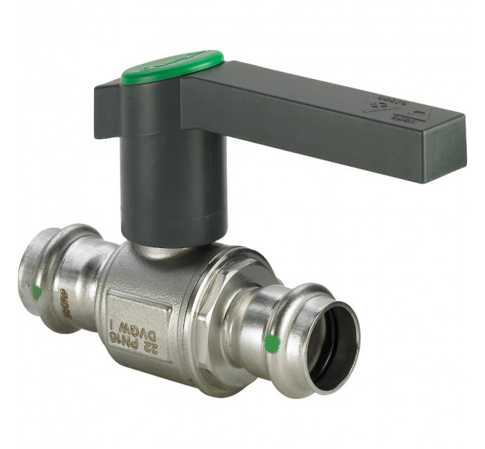 Кран шаровой Easytop Inox Viega SC-Contur 18 нержавеющая сталь