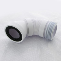 Труба фановая McAlpine L315-440 мм гофр. на 45 c манж. вход D=97-107 мм выход внутрь 4”/110 мм трубы
