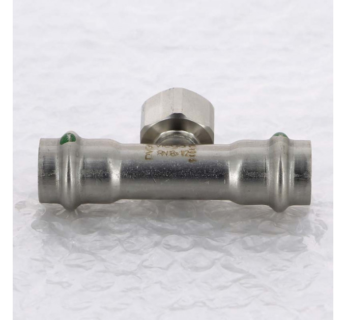 Тройник пресс-В нержавеющая сталь Sanpress Inox VIEGA 18х1/2"х18