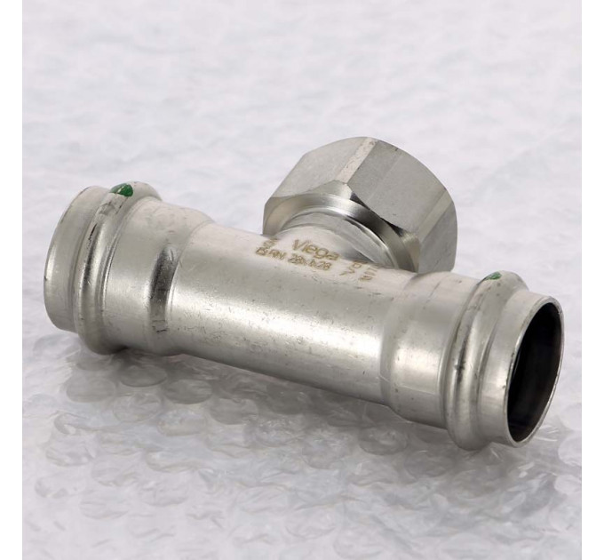 Тройник пресс-В нержавеющая сталь Sanpress Inox VIEGA 28x1"x28