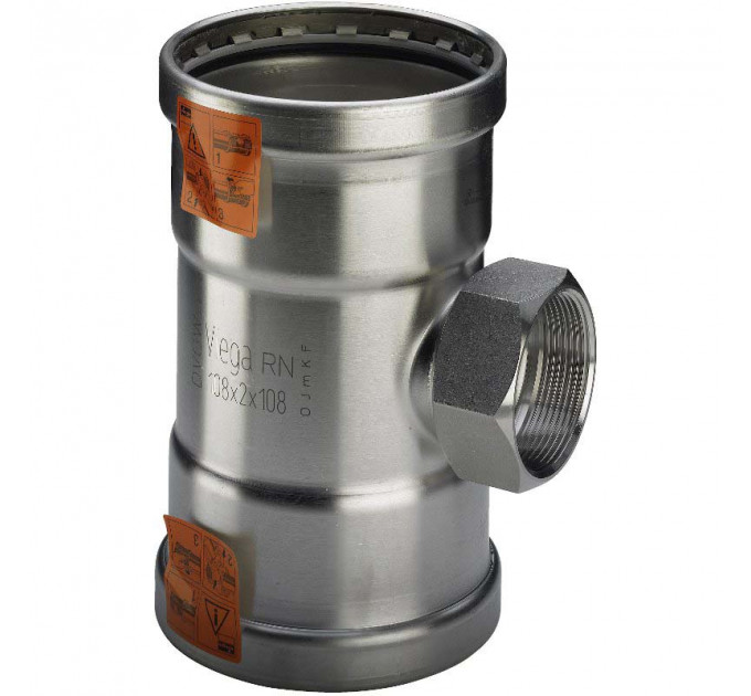 Тройник пресс-В нержавеющая сталь Sanpress Inox VIEGA 76х2"х76