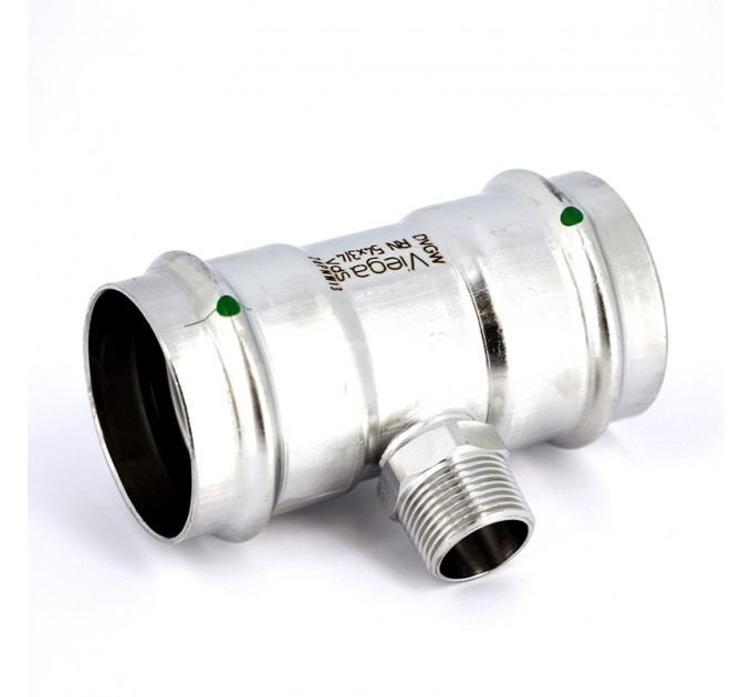 Тройник пресс-Н нержавеющая сталь Sanpress Inox VIEGA 54x3/4"x54
