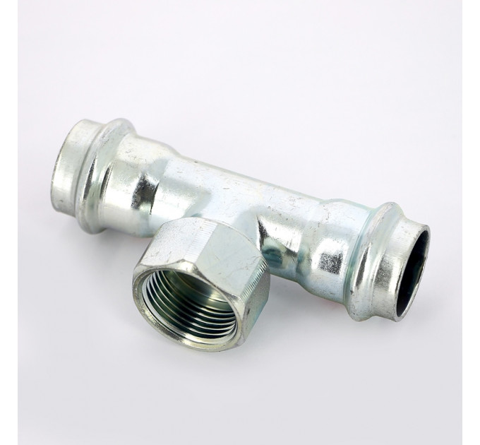 Тройник пресс-В оцинкованная сталь Prestabo VIEGA 22х3/4"х22