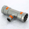 Тройник пресс оцинкованная сталь Megapress VIEGA 1"1/2x1/2"x1"1/2