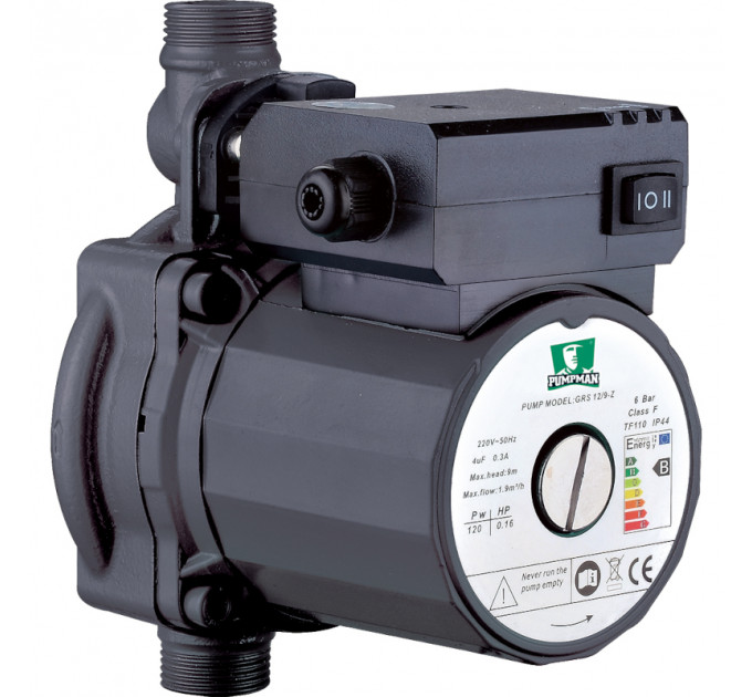 Насос циркуляционный Pumpman GRS 25/6 130 с гайками