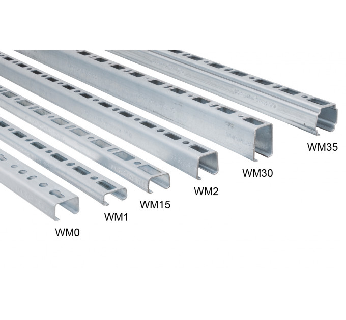Профиль Walraven 30 x 30 х 2 х 2000 мм WM2 оцинк. сталь BIS RapidRail