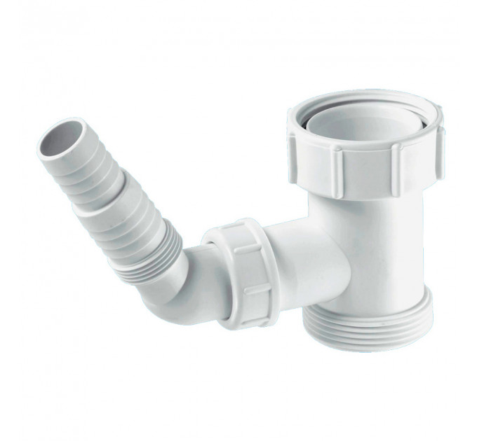 Муфта McAlpine 1"1/2 с адаптером под углом для подкл. слива бытовой техники