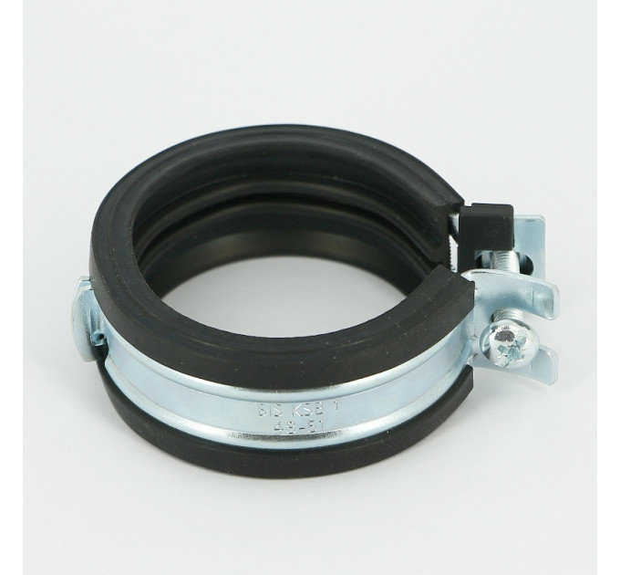 Хомут для труб Walraven KSB1 М8 1 1/2" (48-51 мм) 1 винт. с уплотн. epdm, быстрый замок