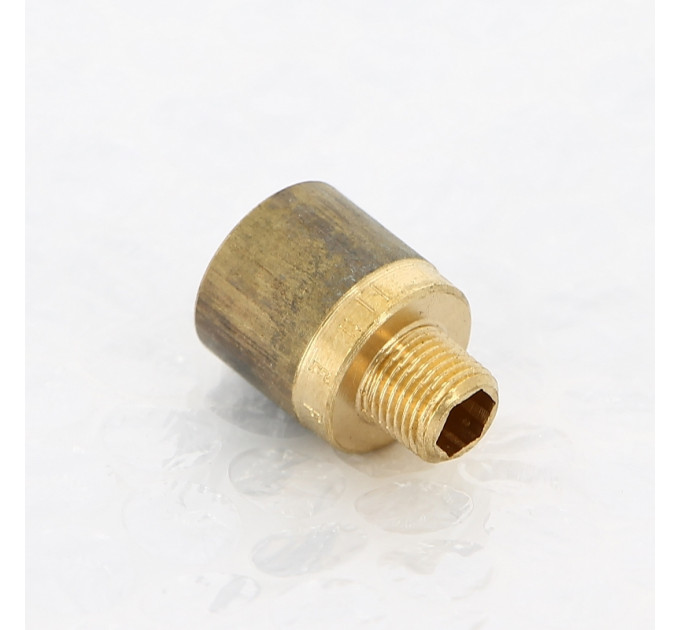 Переходник круглый НВ Viega 1/8" x 1/4" бронза