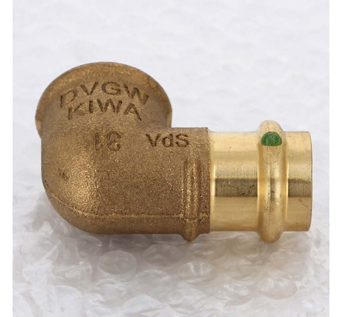 Угол пресс-В бронза Sanpress VIEGA 22x3/4"