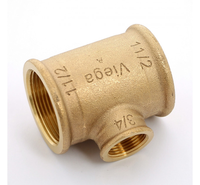 Тройник В бронза VIEGA 1"1/2х3/4"х1"1/2