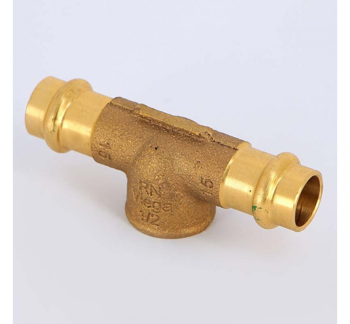 Тройник пресс-В бронза Sanpress VIEGA 15х1/2"х15