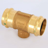 Тройник пресс-В бронза Sanpress VIEGA 35х1/2"х35