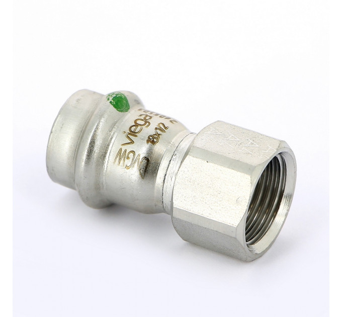 Муфта пресс-В нержавеющая сталь Sanpress Inox VIEGA 18х1/2