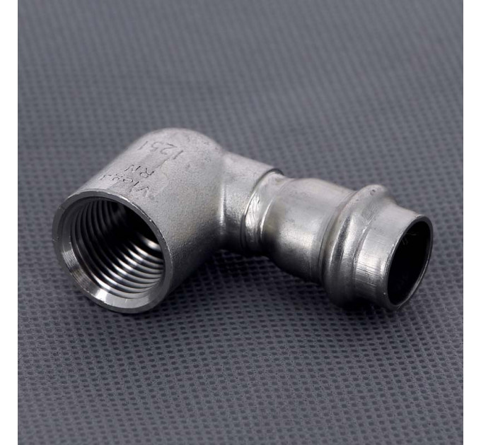 Угол пресс-В компактный нержавеющая сталь Sanpress Inox VIEGA 15x1/2"