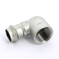 Угол пресс-В компактный нержавеющая сталь Sanpress Inox VIEGA 22х1"