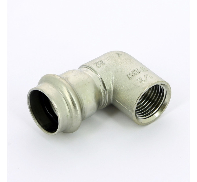 Угол пресс-В компактный нержавеющая сталь Sanpress Inox VIEGA 22х1/2"