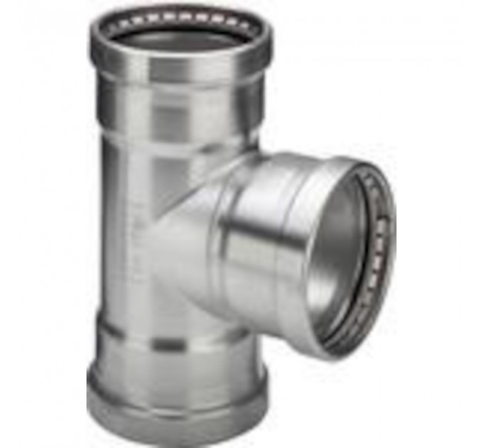 Тройник пресс нержавеющая сталь Sanpress Inox VIEGA 108x42x108