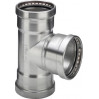 Тройник пресс нержавеющая сталь Sanpress Inox VIEGA 108x76x108