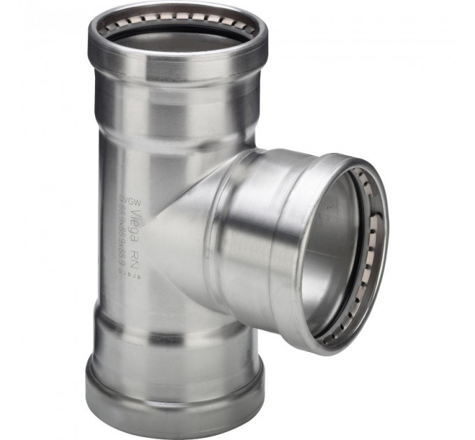 Тройник пресс нержавеющая сталь Sanpress Inox VIEGA 108x89x108