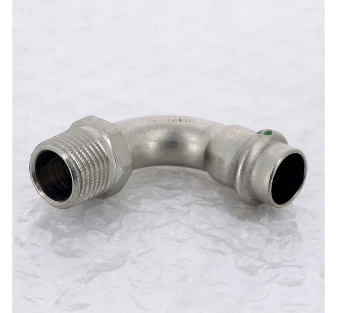 Угол пресс-Н нержавеющая сталь Sanpress Inox VIEGA 15x1/2"
