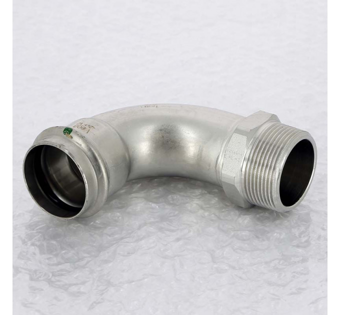 Угол пресс-Н нержавеющая сталь Sanpress Inox VIEGA 42x1"1/2