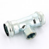 Тройник пресс-В оцинкованная сталь Prestabo VIEGA 28х1/2"х28
