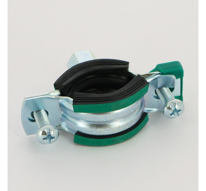 Хомут для труб KSB2 Walraven M8/М10 3/4" (25-28 мм) 2-х винт. с уплотн. epdm, быстрый замок