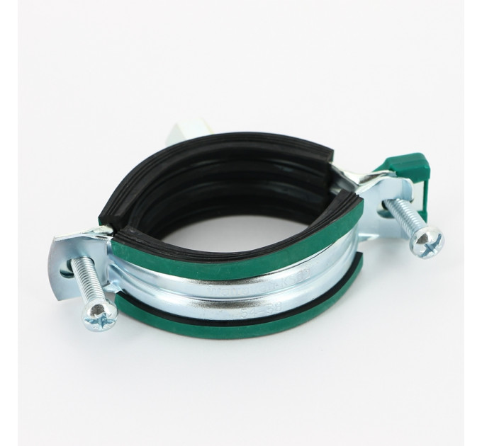Хомут для труб KSB2 Walraven M8/М10 (54-58 мм) 2-х винт. с уплотн. epdm, быстрый замок