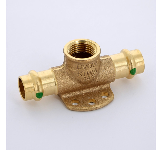 Тройник-водорозетка Viega Sanpress с SC-Contur 1/2" d=15